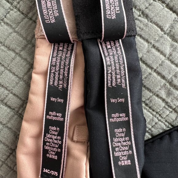 VICTORIA'S SECRET Very Sexy Push-Up Strapless Bra - BLACK - Size 34 C - Picture 12 of 12